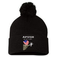 Apush Me Off A Cliff 2024 Ap Exam For Students Pom Pom 12in Knit Beanie