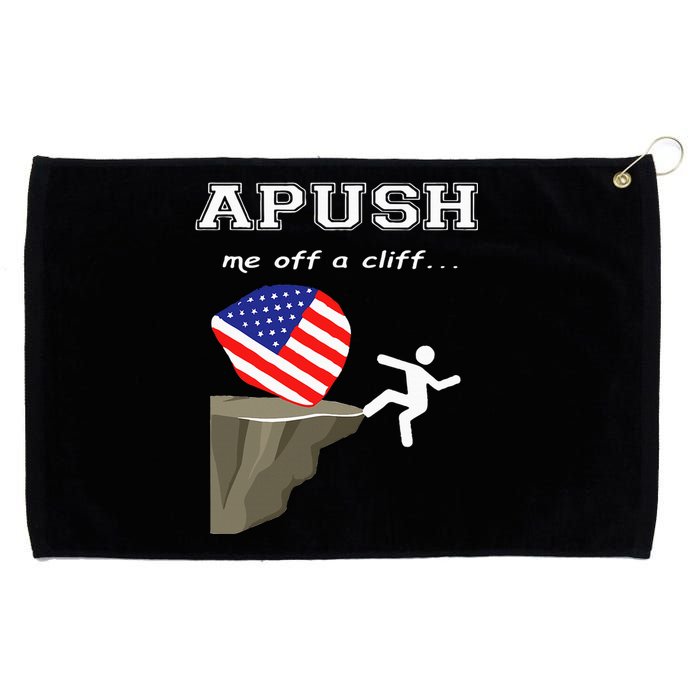 Apush Me Off A Cliff 2024 Ap Exam For Students Grommeted Golf Towel