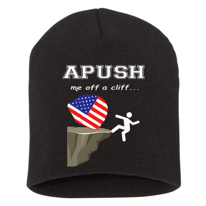 Apush Me Off A Cliff 2024 Ap Exam For Students Short Acrylic Beanie