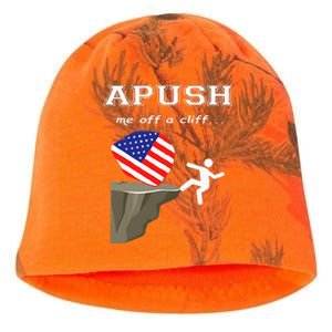 Apush Me Off A Cliff 2024 Ap Exam For Students Kati - Camo Knit Beanie