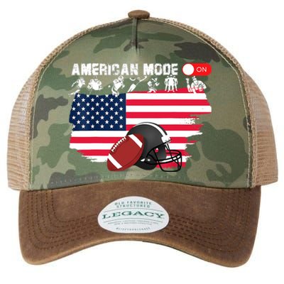 American Mode ON, American Football Legacy Tie Dye Trucker Hat