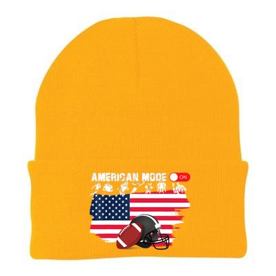 American Mode ON, American Football Knit Cap Winter Beanie