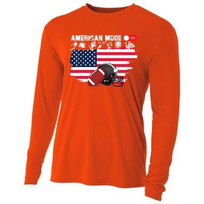 American Mode ON, American Football Cooling Performance Long Sleeve Crew