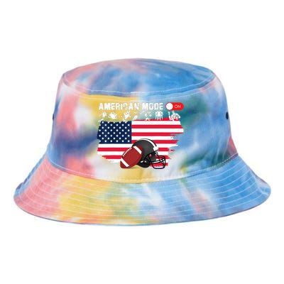 American Mode ON, American Football Tie Dye Newport Bucket Hat