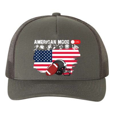 American Mode ON, American Football Yupoong Adult 5-Panel Trucker Hat