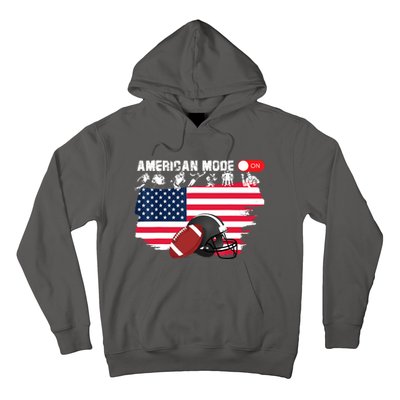 American Mode ON, American Football Hoodie