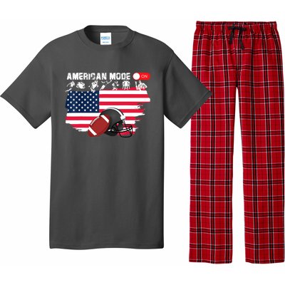 American Mode ON, American Football Pajama Set