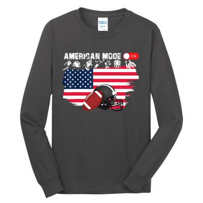 American Mode ON, American Football Tall Long Sleeve T-Shirt