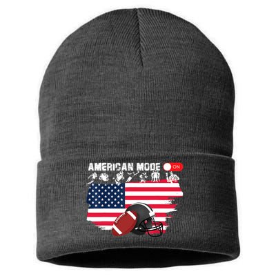 American Mode ON, American Football Sustainable Knit Beanie