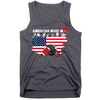 American Mode ON, American Football Tank Top