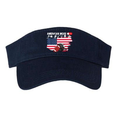 American Mode ON, American Football Valucap Bio-Washed Visor