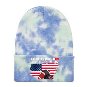 American Mode ON, American Football Tie Dye 12in Knit Beanie