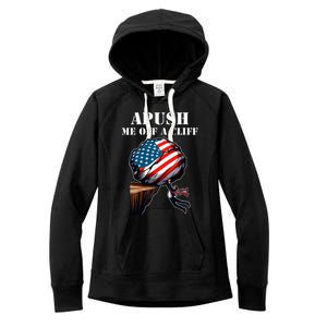 Apush Me Off A Cliff 2024 Ap Us History Women's Fleece Hoodie