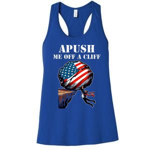 Apush Me Off A Cliff 2024 Ap Us History Women's Racerback Tank