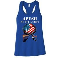 Apush Me Off A Cliff 2024 Ap Us History Women's Racerback Tank