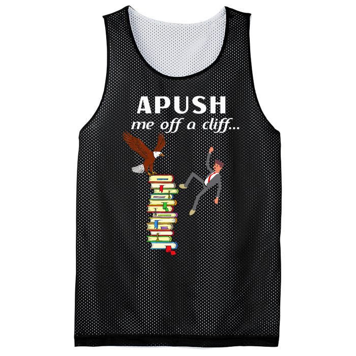 Apush Me Off A Cliff 2024 Mesh Reversible Basketball Jersey Tank