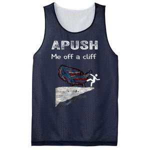 APUSH Me Off A Cliff Funny AP US History Mesh Reversible Basketball Jersey Tank