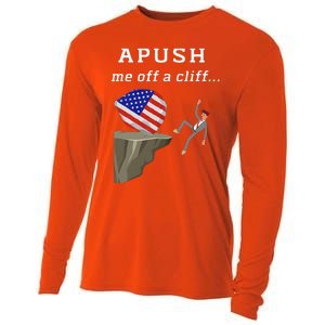 Apush Me Off A Cliff 2024 Ap Exam For Students Cooling Performance Long Sleeve Crew