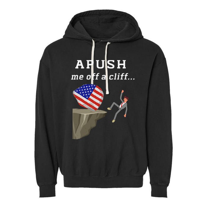 Apush Me Off A Cliff 2024 Ap Exam For Students Garment-Dyed Fleece Hoodie