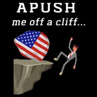 Apush Me Off A Cliff 2024 Ap Exam For Students Drawstring Bag