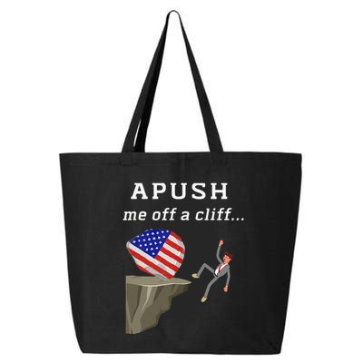 Apush Me Off A Cliff 2024 Ap Exam For Students 25L Jumbo Tote