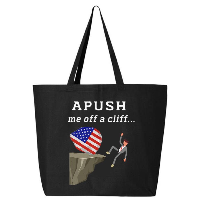 Apush Me Off A Cliff 2024 Ap Exam For Students 25L Jumbo Tote