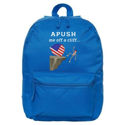Apush Me Off A Cliff 2024 Ap Exam For Students 16 in Basic Backpack