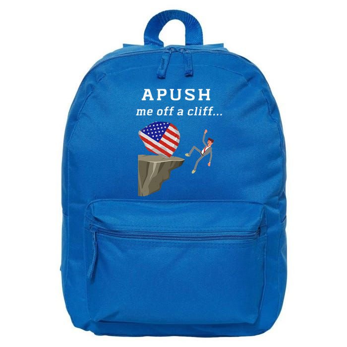Apush Me Off A Cliff 2024 Ap Exam For Students 16 in Basic Backpack