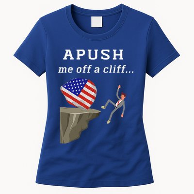 Apush Me Off A Cliff 2024 Ap Exam For Students Womens T-Shirt
