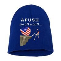 Apush Me Off A Cliff 2024 Ap Exam For Students Short Acrylic Beanie