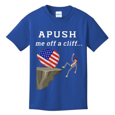 Apush Me Off A Cliff 2024 Ap Exam For Students Kids T-Shirt