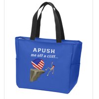 Apush Me Off A Cliff 2024 Ap Exam For Students Zip Tote Bag