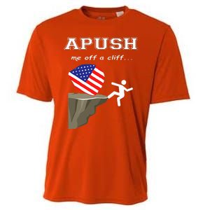 Apush Me Off A Cliff 2024 Ap Exam For Students Cooling Performance Crew T-Shirt