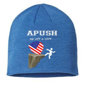 Apush Me Off A Cliff 2024 Ap Exam For Students Sustainable Beanie