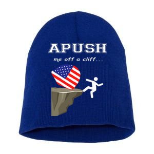 Apush Me Off A Cliff 2024 Ap Exam For Students Short Acrylic Beanie