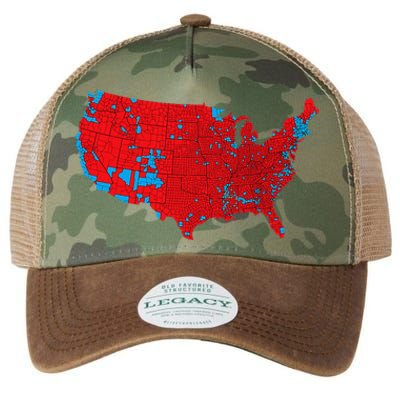 Accurate Map Of 2024 Election Results Legacy Tie Dye Trucker Hat