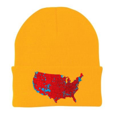 Accurate Map Of 2024 Election Results Knit Cap Winter Beanie