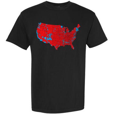 Accurate Map Of 2024 Election Results Garment-Dyed Heavyweight T-Shirt