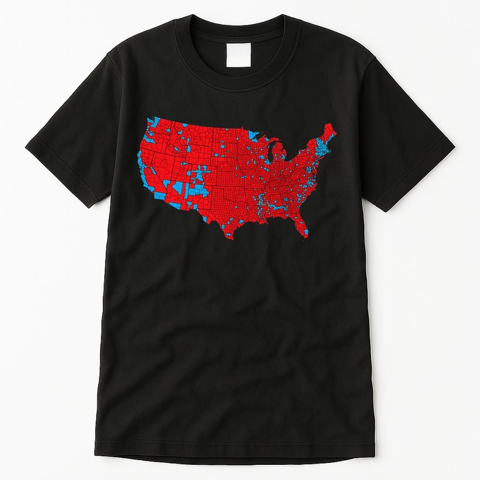 Accurate Map Of 2024 Election Results Tall T-Shirt