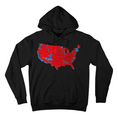 Accurate Map Of 2024 Election Results Tall Hoodie