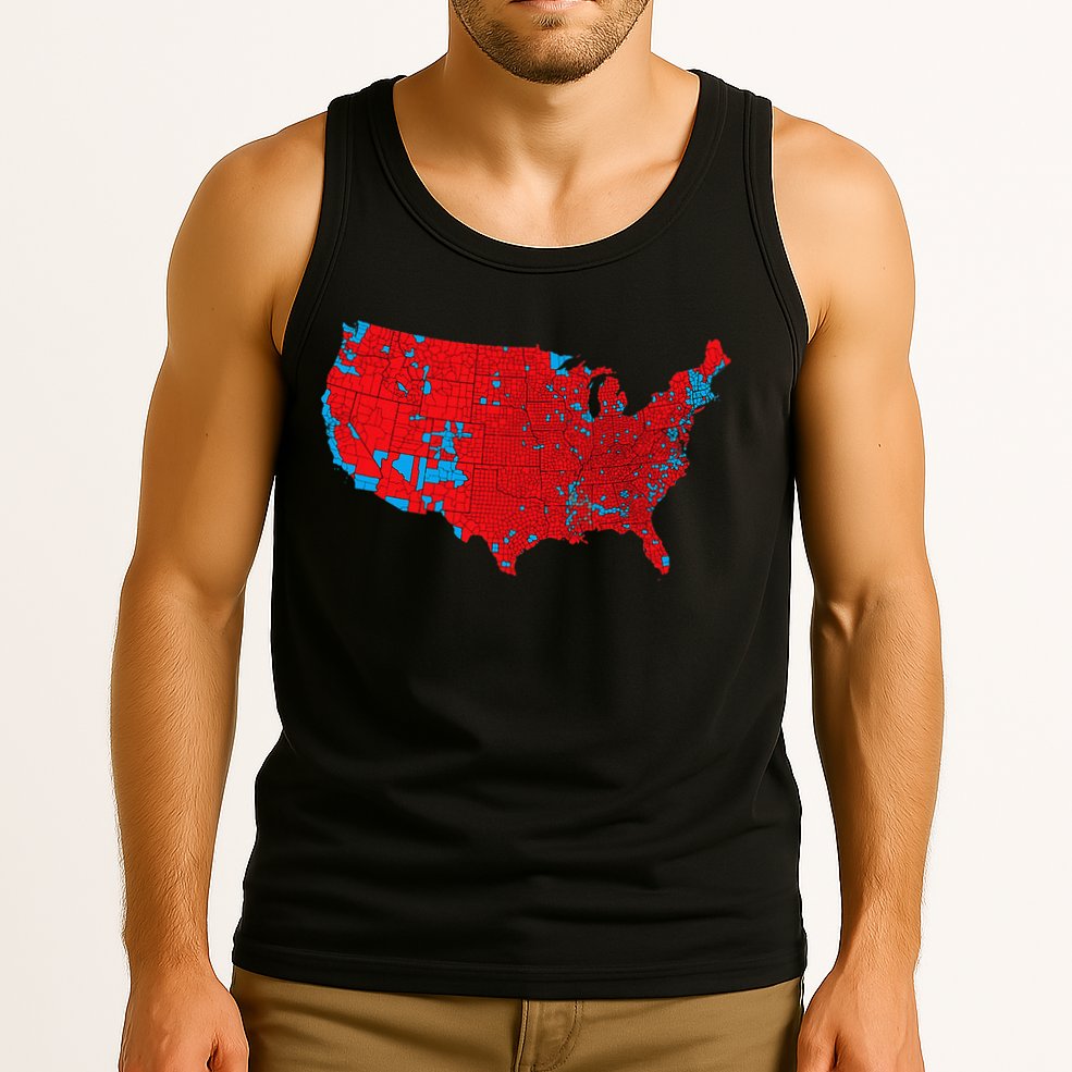 Accurate Map Of 2024 Election Results Tank Top