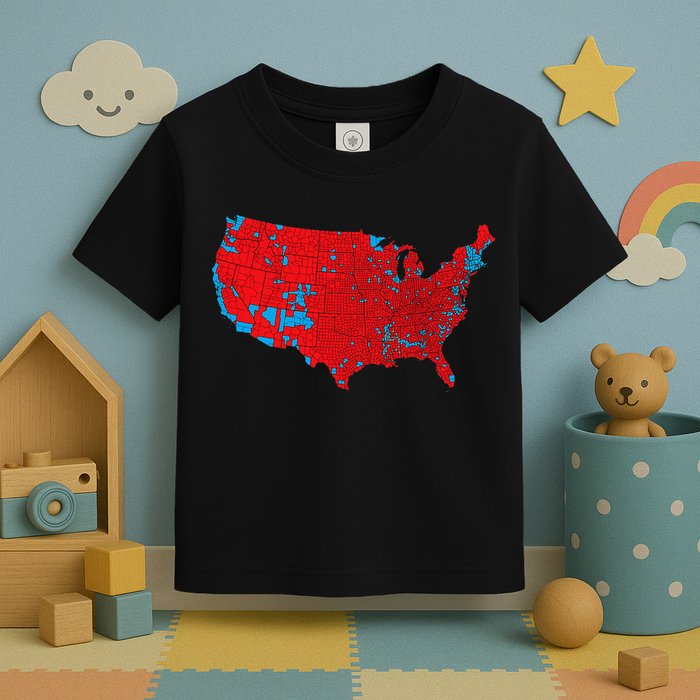 Accurate Map Of 2024 Election Results Toddler T-Shirt
