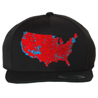 Accurate Map Of 2024 Election Results Wool Snapback Cap