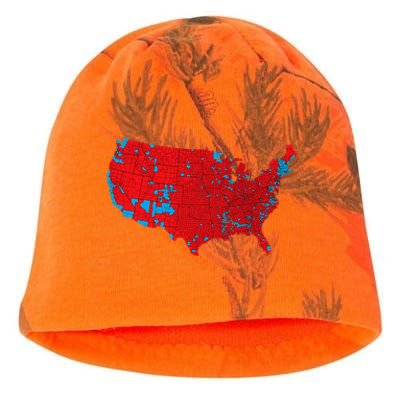 Accurate Map Of 2024 Election Results Kati - Camo Knit Beanie