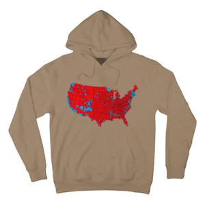 Accurate Map Of 2024 Election Results Hoodie