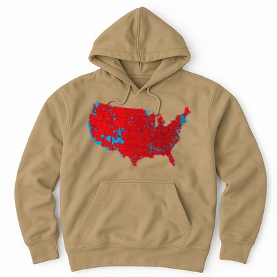 Accurate Map Of 2024 Election Results Hoodie