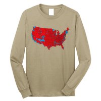 Accurate Map Of 2024 Election Results Long Sleeve Shirt