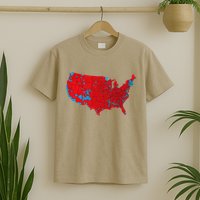 Accurate Map Of 2024 Election Results T-Shirt