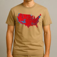Accurate Map Of 2024 Election Results T-Shirt