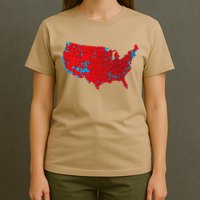 Accurate Map Of 2024 Election Results T-Shirt